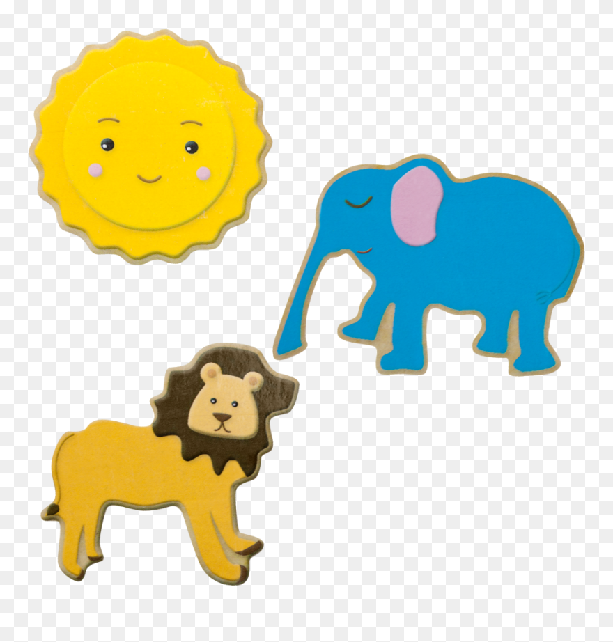 Foremki Do Wykrawania Ciastek 3 Szt - Indian Elephant Clipart