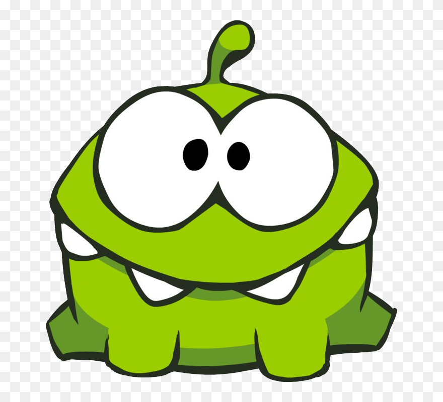 Om Nom - Om Nom Cut The Rope Clipart