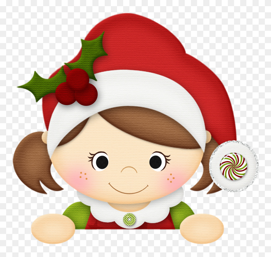 Christmas Girl Clipart - Png Download