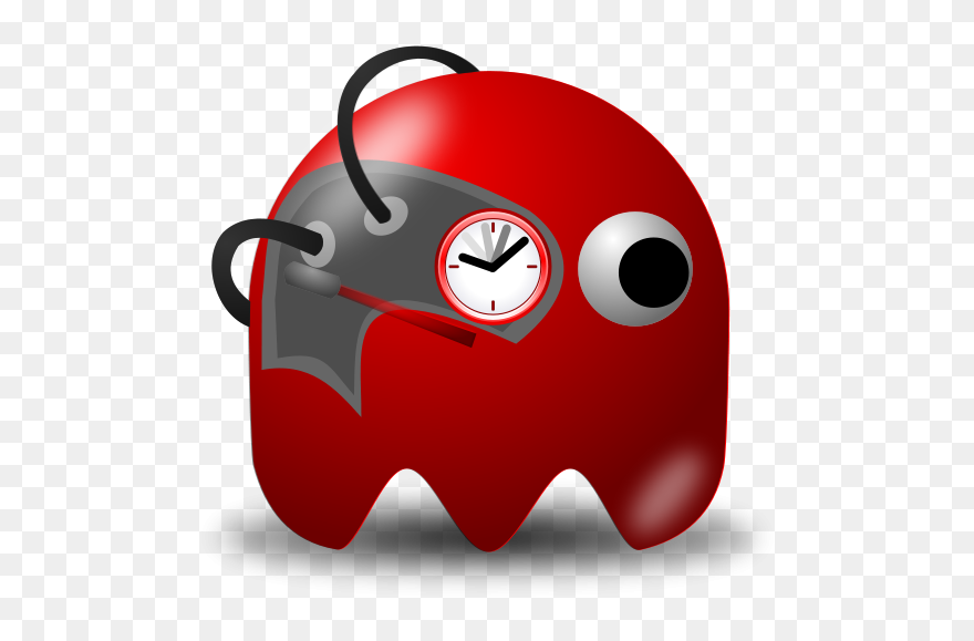 Padepokan Real Timer Clipart, Vector Clip Art Online, - Ghost Pacman - Png Download