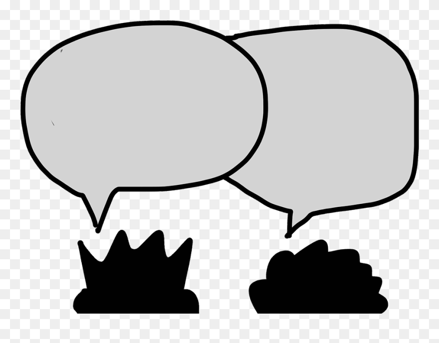Intolerância - Dialogue Cartoon Clipart