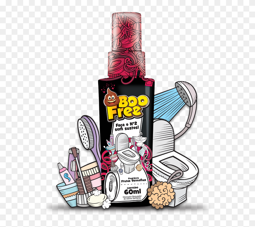 Bloqueador De Odor Sanitário Boo Free Clipart