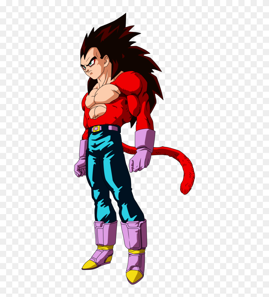 Vegeta Dragon Ball Ssj 4 Clipart