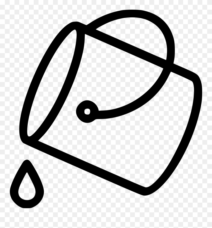 Transparent Paint Bucket Png - Paint Bucket Icon Png Clipart