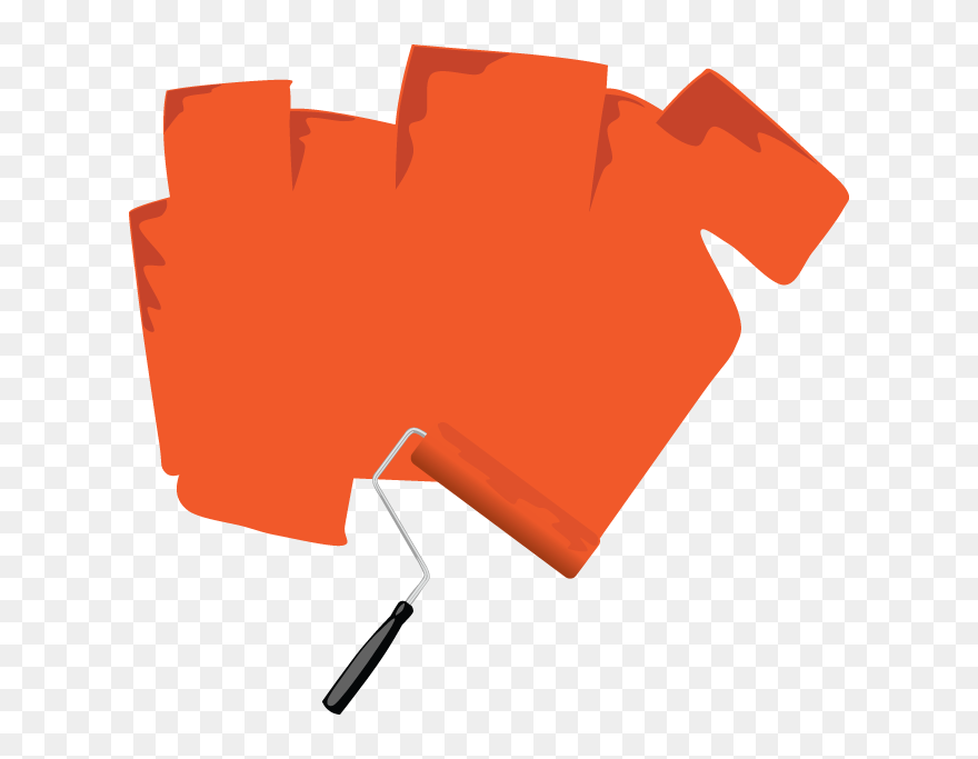 Paint Roller Clip Art - Png Download