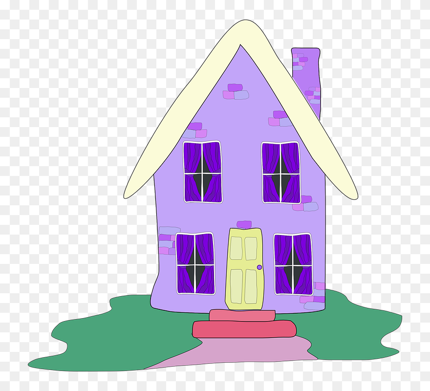 House Painting Clipart Png Royalty Free Stock Painting - House Clip Art Free Transparent Png