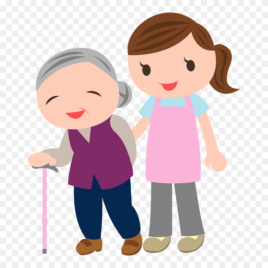 Home Helper Clipart - 訪問 介護 イラスト 無料 - Png Download