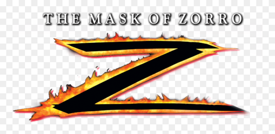 Transparent Zorro Png - Mask Of Zorro Logo Clipart