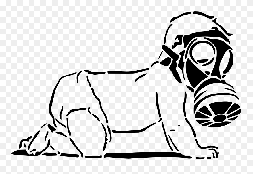 Banksy Gas Mask Clipart