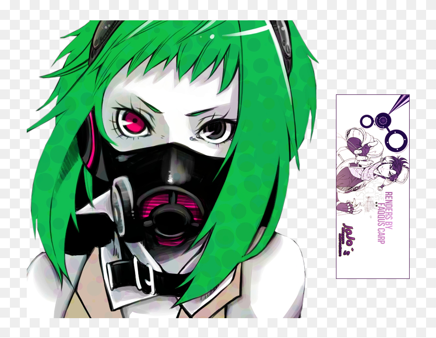 Bigbang27 23 0 Gumi Toxic Mask Render By Faqquscarp - Gumi Vocaloid Gas Mask Clipart