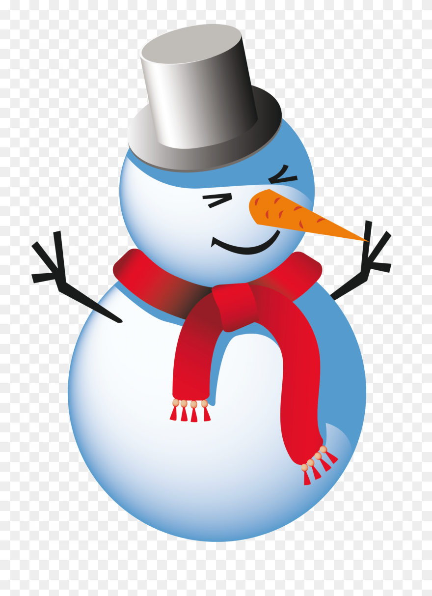 Snowman Background Cliparts Download Clip Art - Png Download