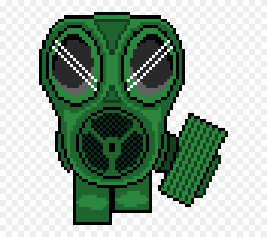 Pixel Art Gas Mask Png Clipart