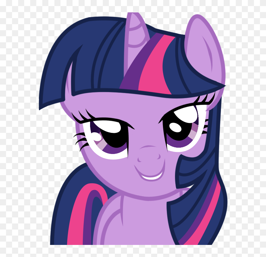 My Little Pony Twilight Sparkle Love Face Clipart