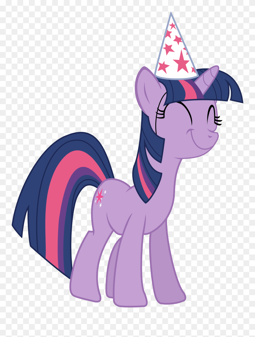 Clip Art Library Twilight In A Hat By Stricer On - My Little Pony Twilight Party - Png Download