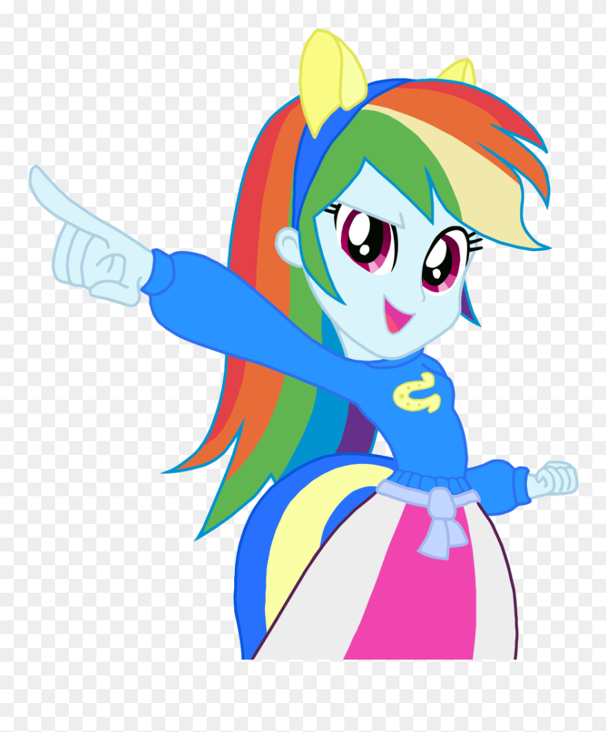 Mlp Equestria Girls Rainbow Dash Clipart