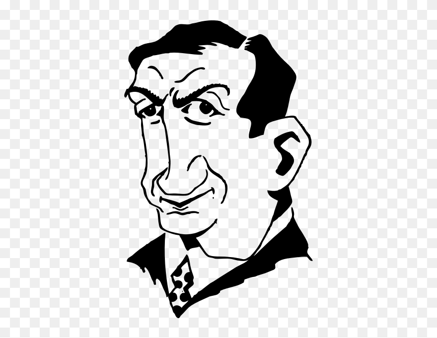 Man Caricature - Cartoon Person Clipart