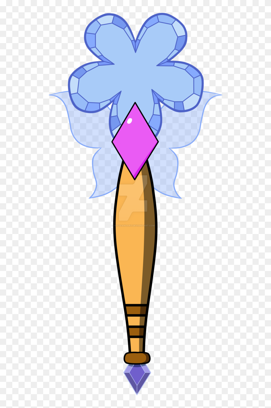 Purple Clipart Wand - Png Download