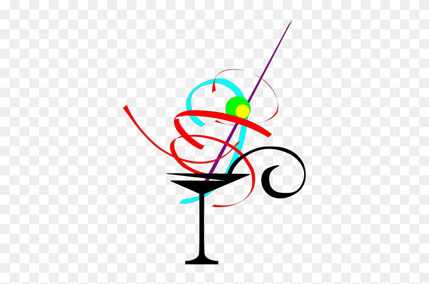 Cocktail Glass Clipart