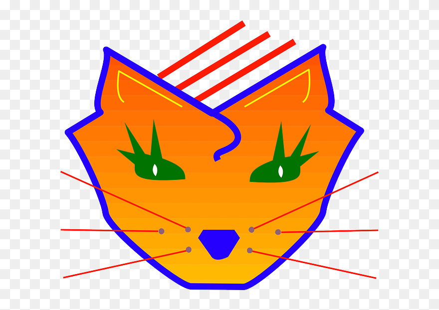 Cat, Digital, Face, Style, Art, Animal Clipart