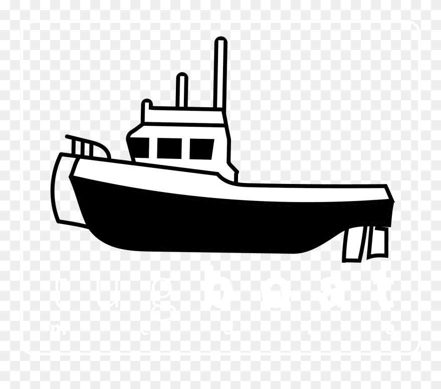 Boat, Transparent Png - Tug Boat Transparent Background Clipart