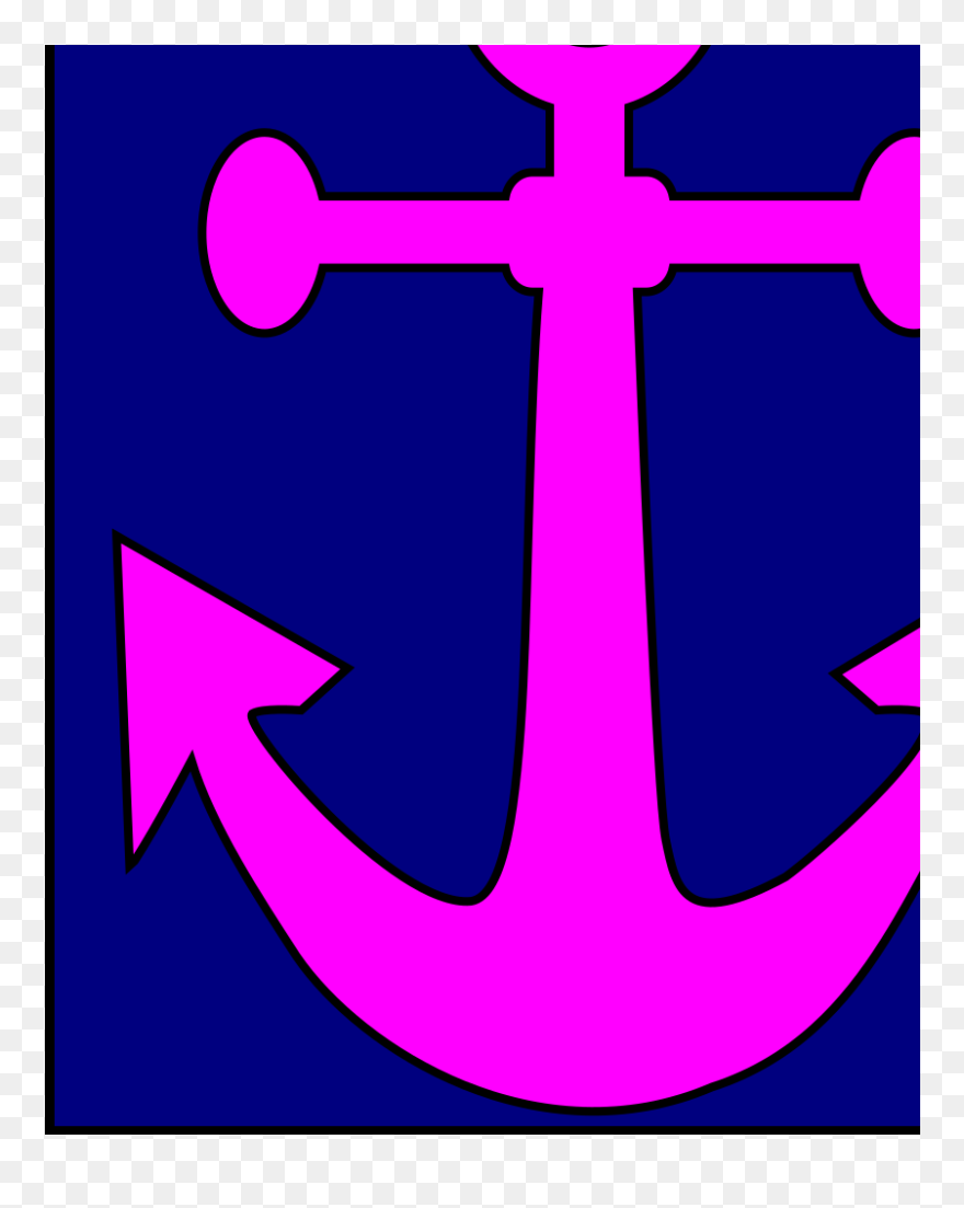 Anchor Svg Clip Arts - Cross - Png Download