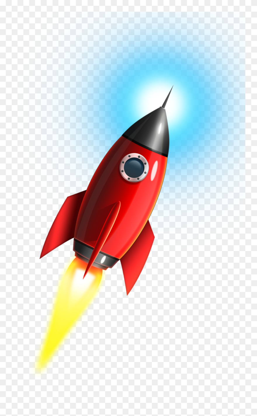 #ftestickers #clipart #rocket #spaceshuttle #red - Rocket Png Transparent Png
