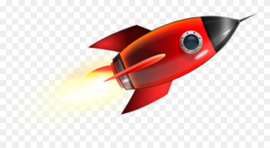 #ftestickers #clipart #rocket #spaceshuttle #red - Perching Bird - Png Download