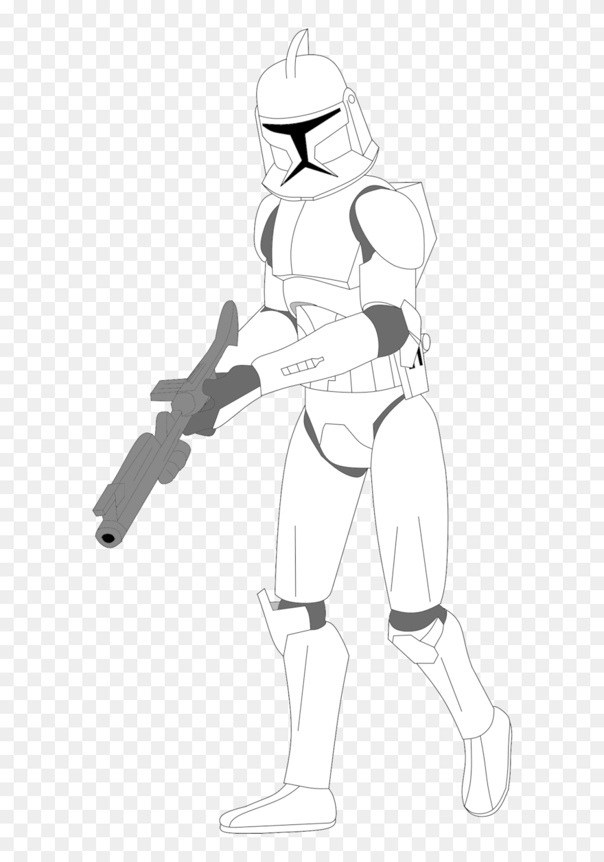 Star Wars Clone Wars Star Wars - Clone Trooper Clipart