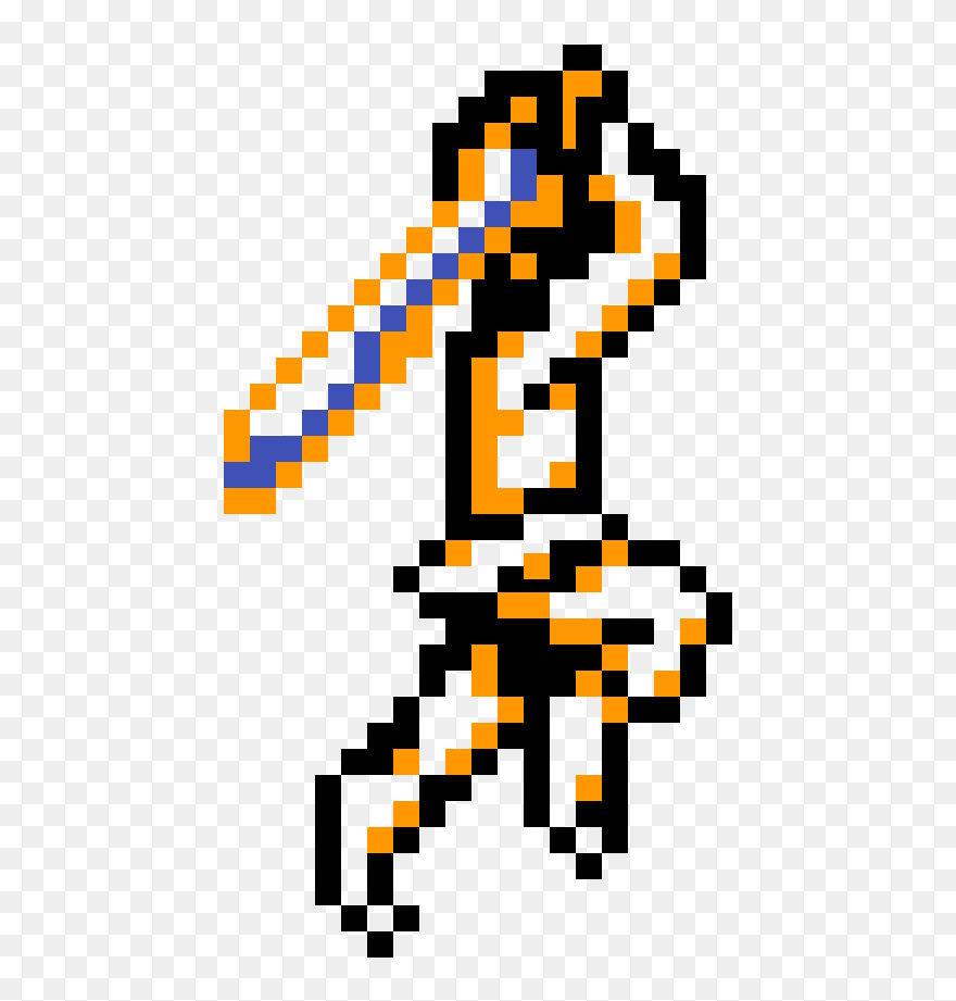 Pixel Art Luke Skywalker Clipart