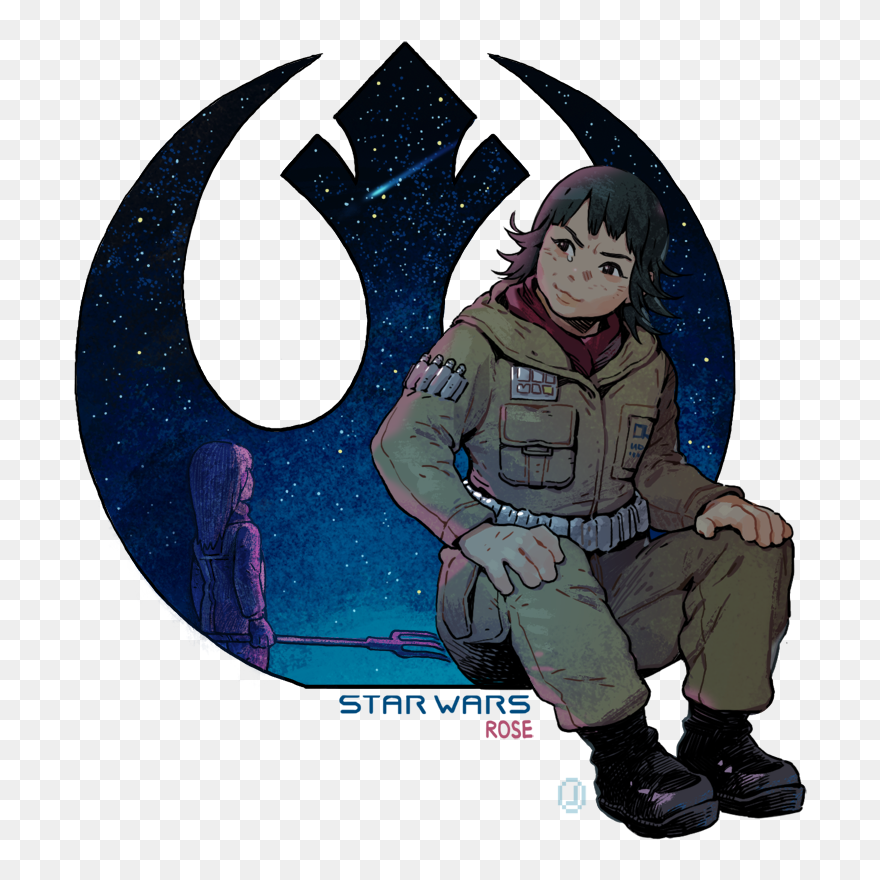Star Wars Rose Tico Fanart Clipart