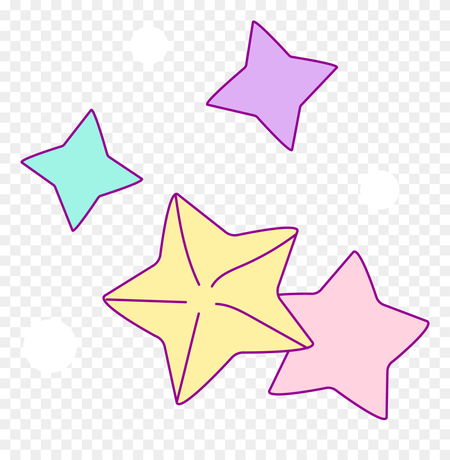 Transparent Cute Stars Png - Star Clipart