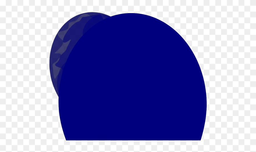 Straight Flat Blue Balloon 2 Png Icons - Circle Clipart
