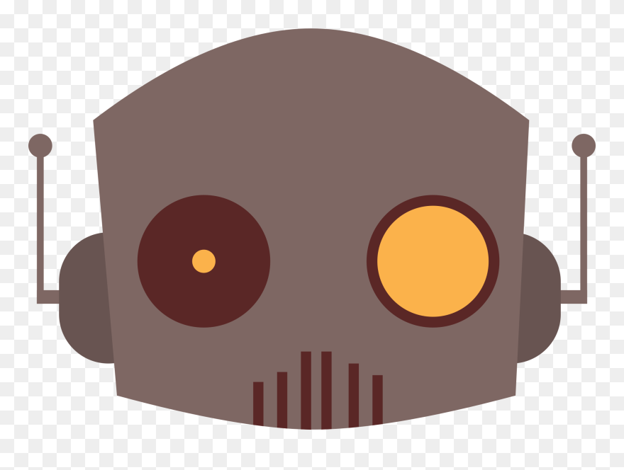 Hulk Clipart Classic, Hulk Classic Transparent Free - Robot Head Cartoon - Png Download