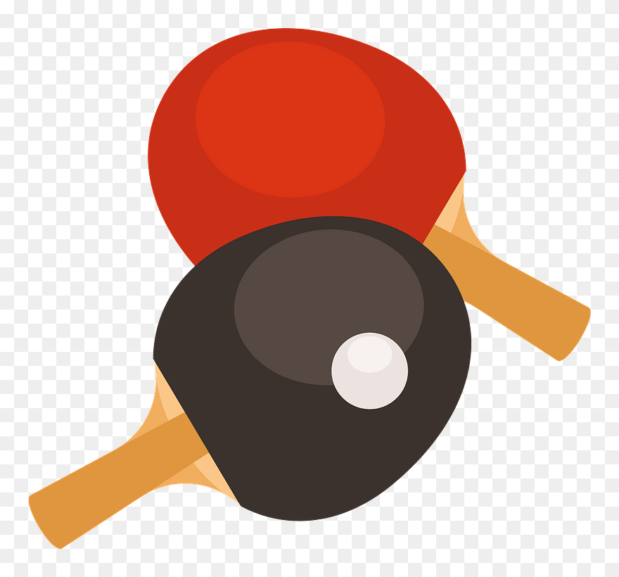 Table Tennis Rackets Clipart - Png Download