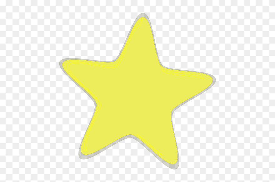 Yellow Star Svg Clip Arts - Yellow Rating Star Vector - Png Download