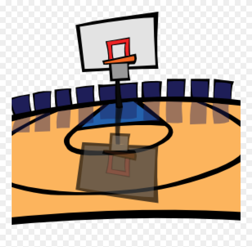 Tennis Court Clipart At Getdrawings - Basketball Court Png Clipart Transparent Png