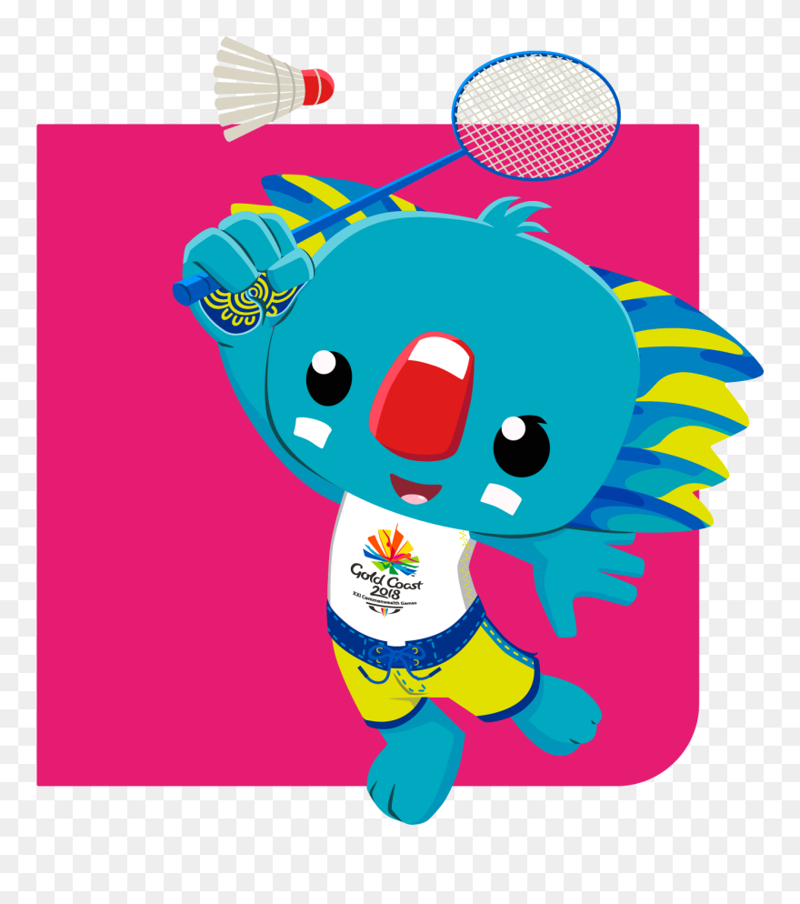Badminton Pictogram - 2018 Commonwealth Games Clipart