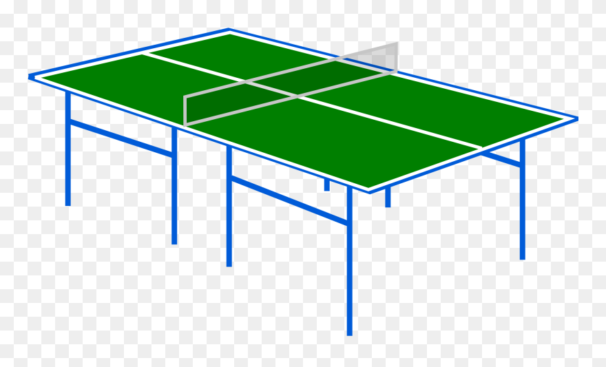 Clipart Table Rectangle Table - Table Tennis Table Clipart - Png Download