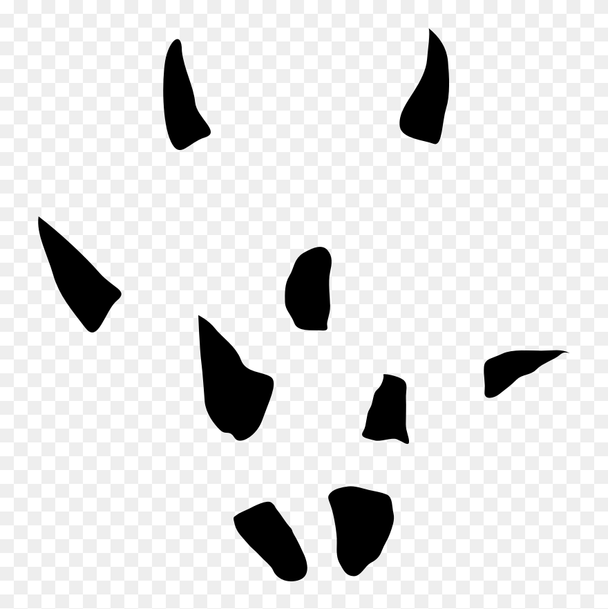 Mouse Footstep/track - Clip Art - Png Download