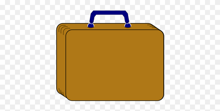 Travel Gold And Blue Png Images - Briefcase Clipart