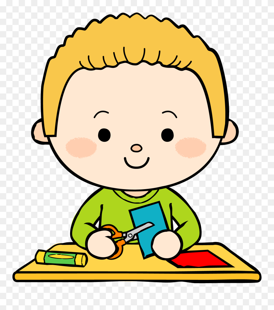 Kindergarten Kid Cartoon Clipart