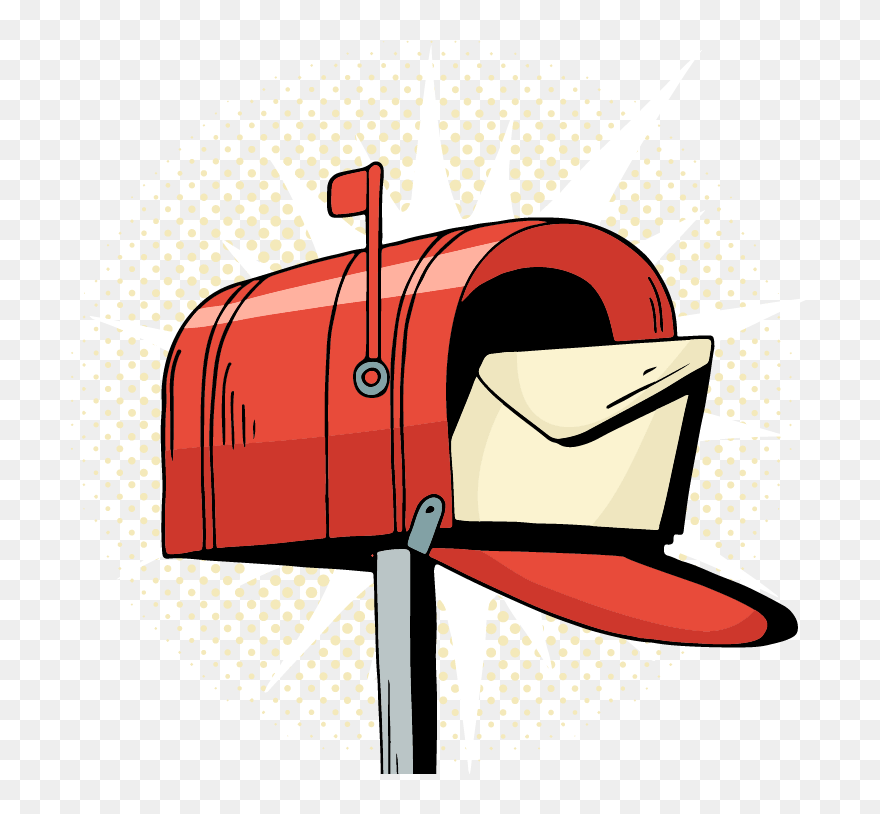 Cartoon Transparent Mailbox Clipart