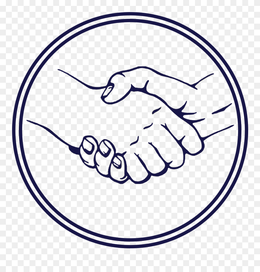 Png Clip Art , Png Download - Shaking Hands Drawing Png Transparent Png