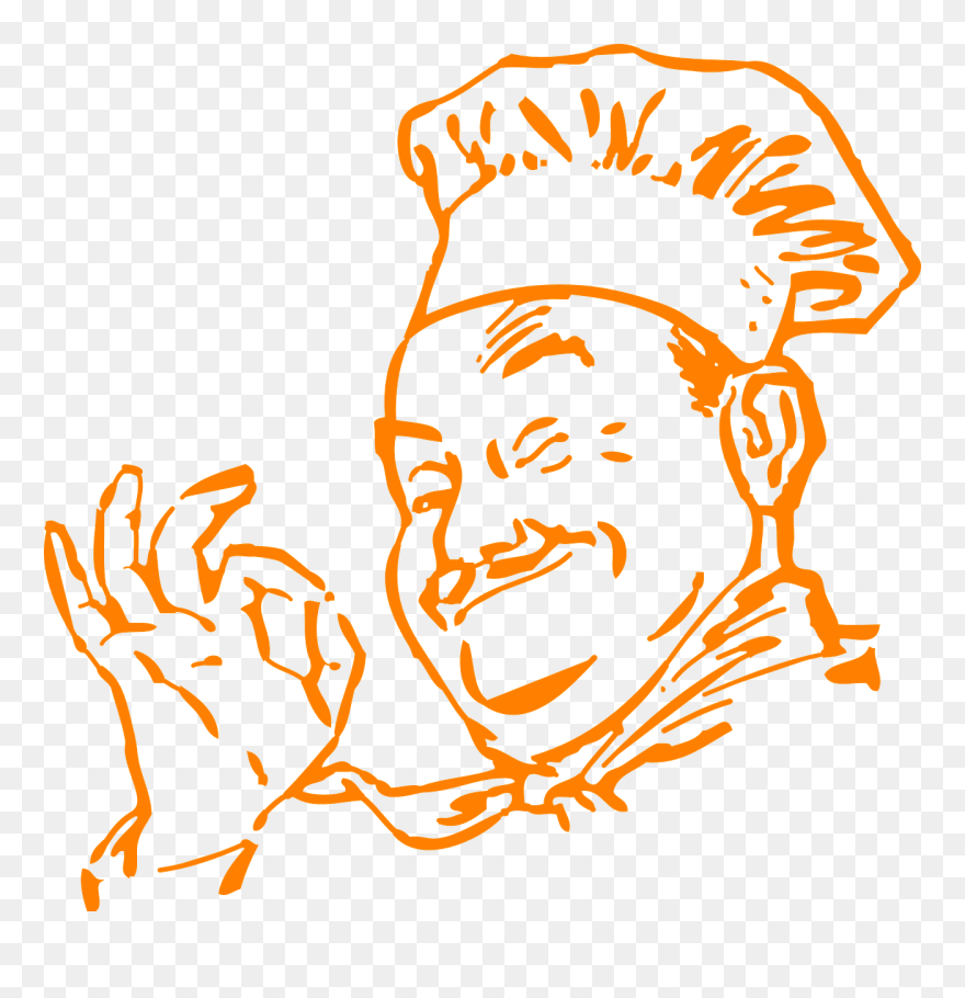 Black Chef Logo Png Clipart