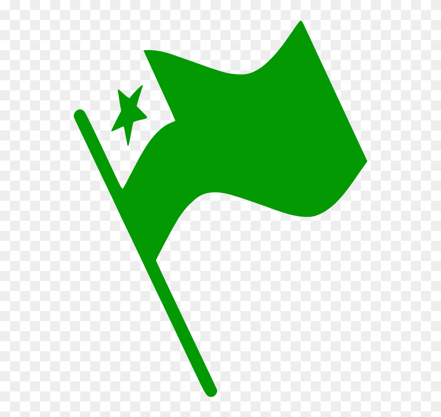 Esperanto Flag Waving - Esperanto Png Clipart