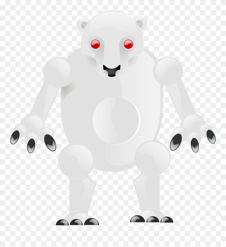Transparent Blue Bear Clipart - Png Download