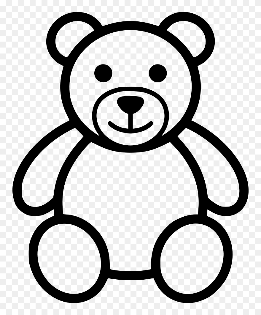 Clip Art Of Teddy Bear - Png Download