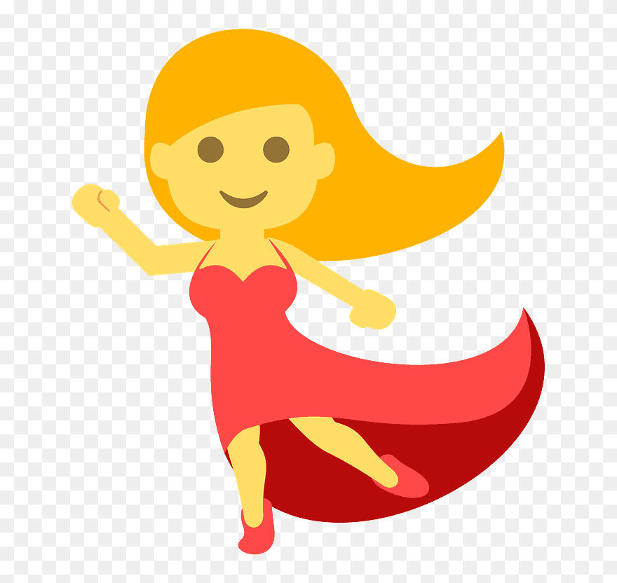 Tanzende Frau Clipart Emoji Dance Png Download (5793333) PinClipart
