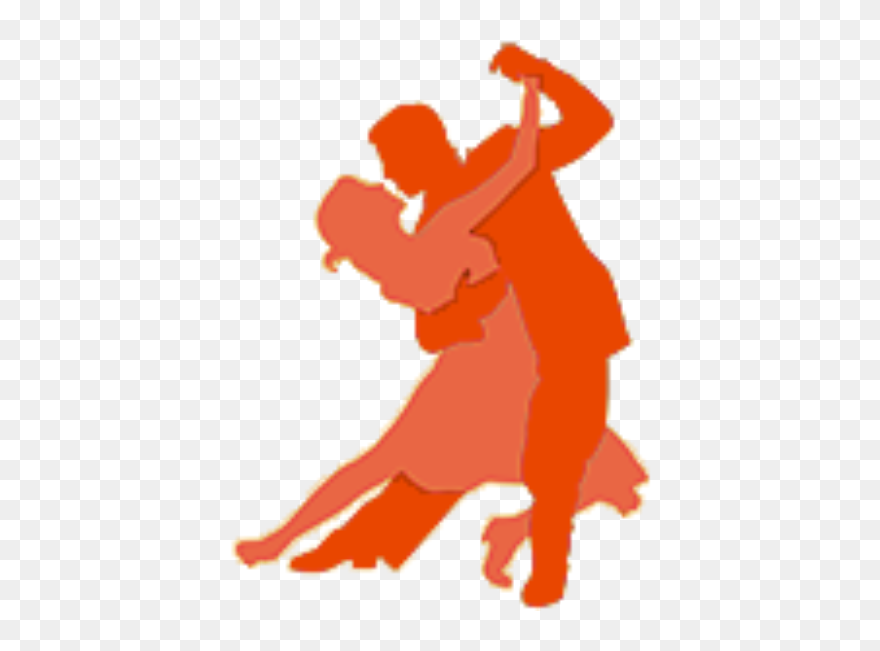 Ballroom Dance Silhouette Tango - Silhouette Ballroom Dancing Clipart