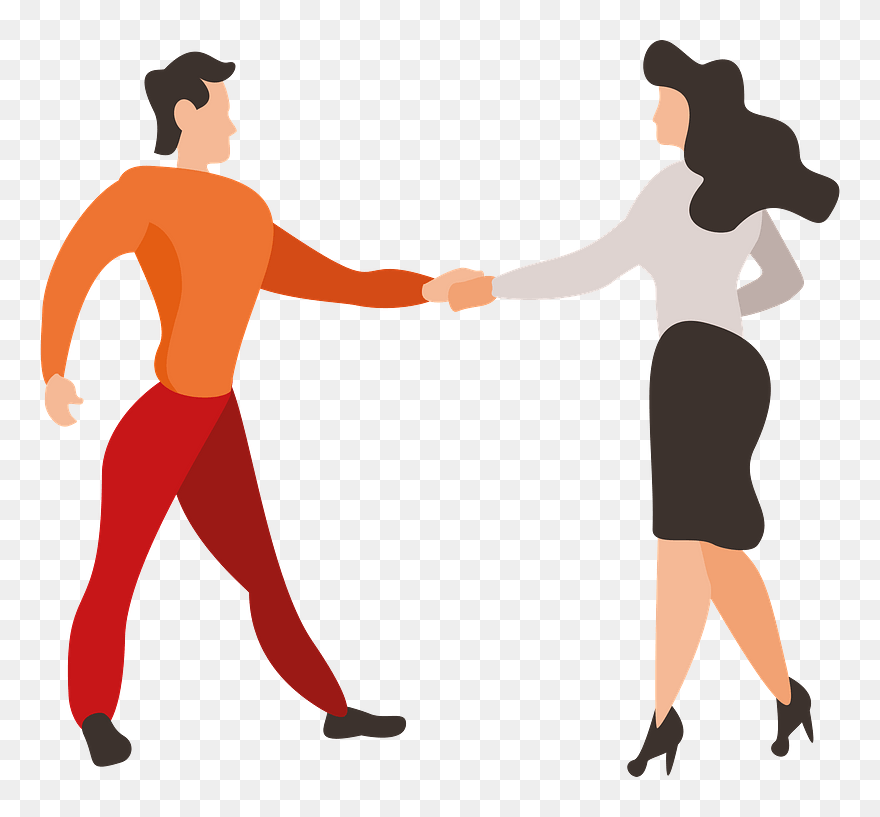 Dancing Couple Clipart - Couple Vector - Png Download